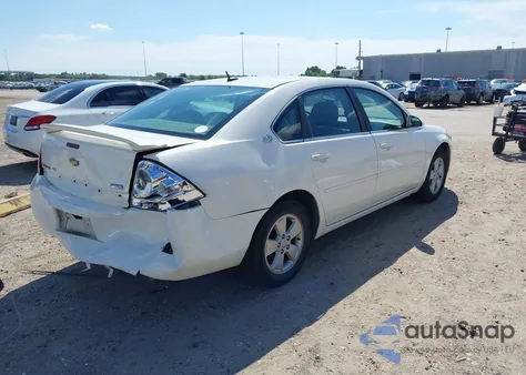 2008 Chevrolet Impala Lt из США, поврежденный, VIN 2G1WT58KX81325803